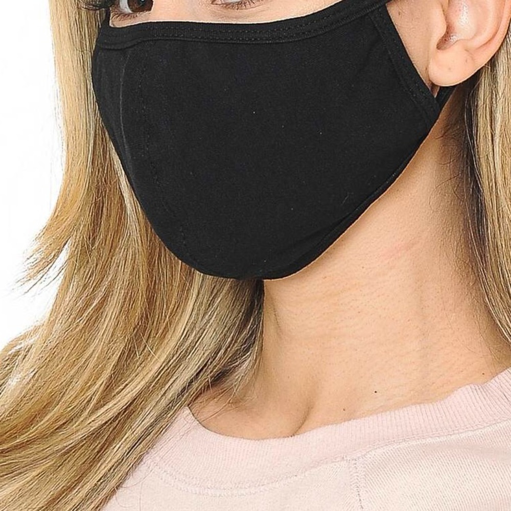 Black Unisex Face Mask